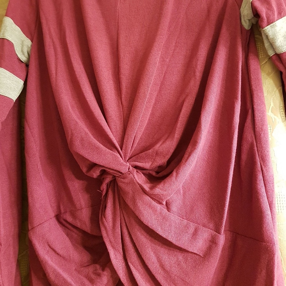 Twisted Knot Magenta Hoodie - Picture 5 of 7